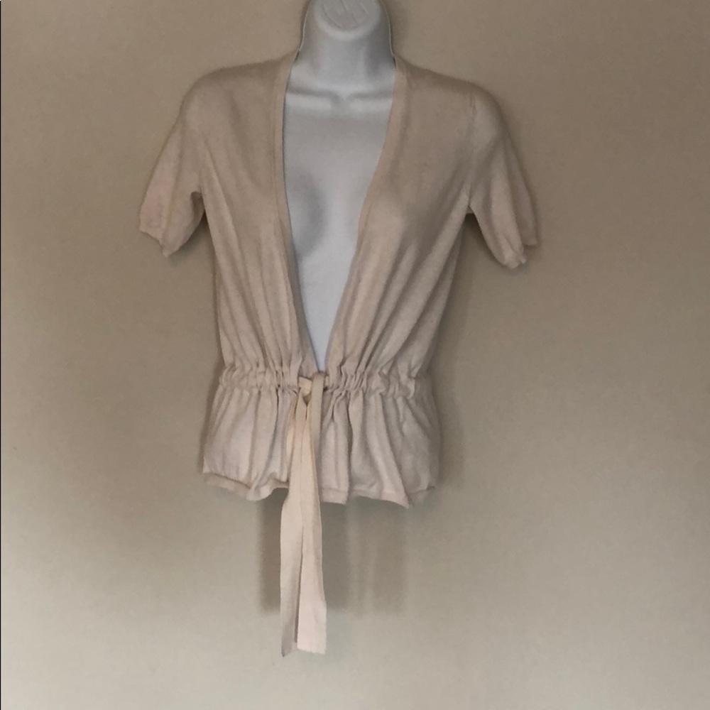 Short sleeved cardigan